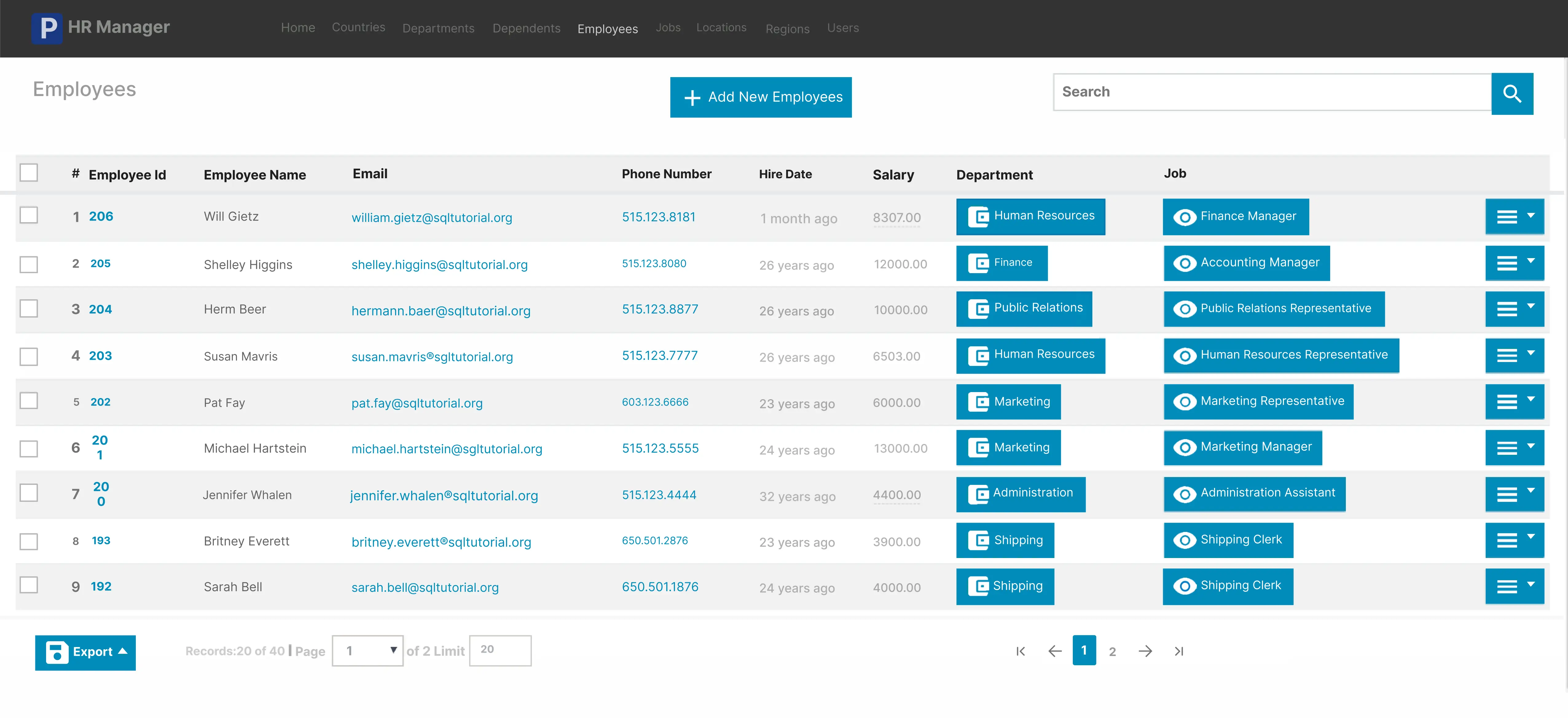 Advanced Master-Detail